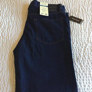 Nautica Men's Dark Blue Straight Fit Denim 32 X 30